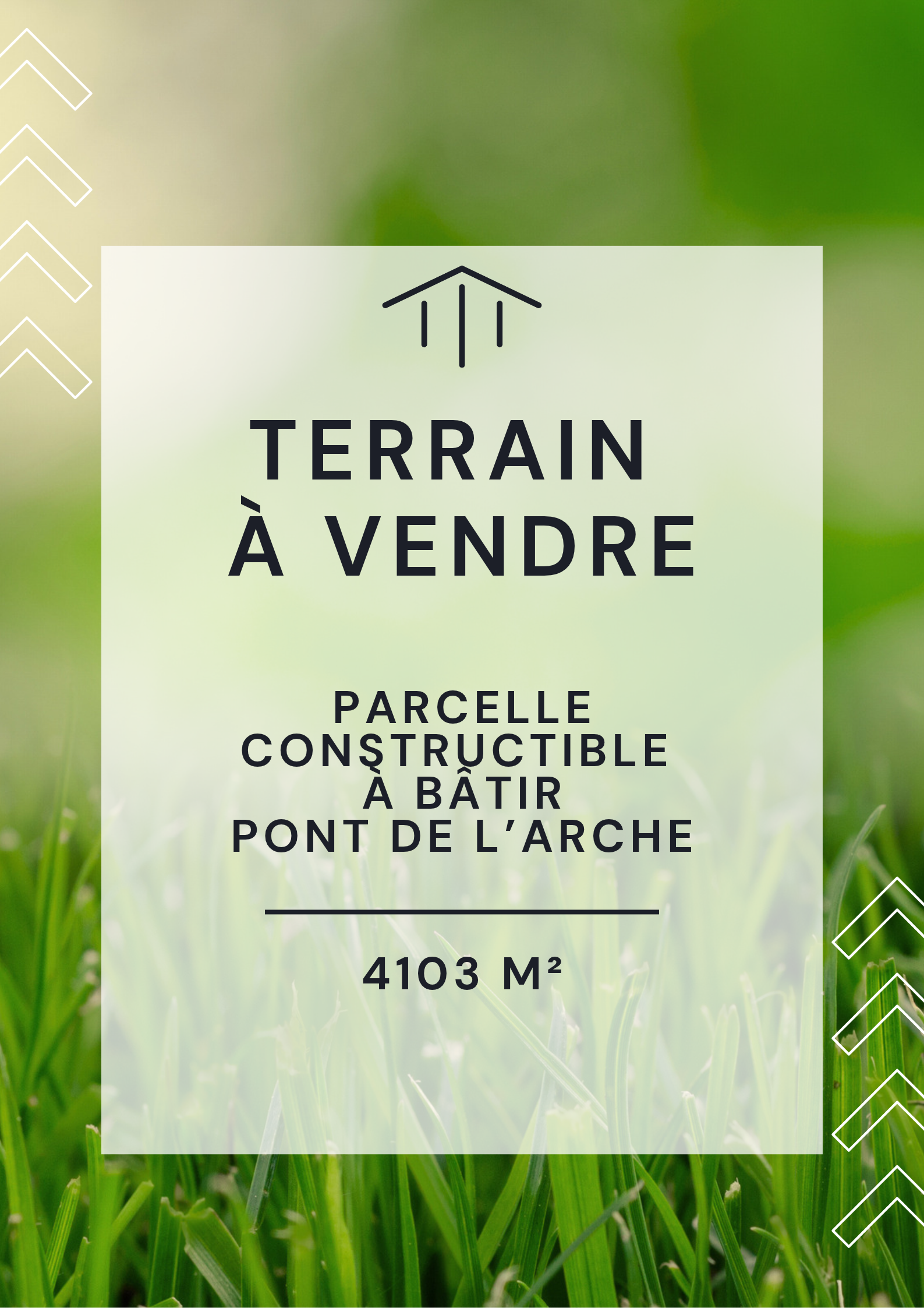 FONCIER de 4 103 m² à PONT-DE-L’ARCHE